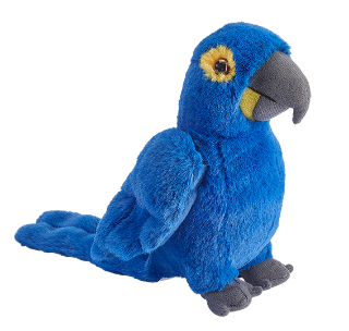 Obrázek z Papoušek modrý, plyš 20cm(6) 